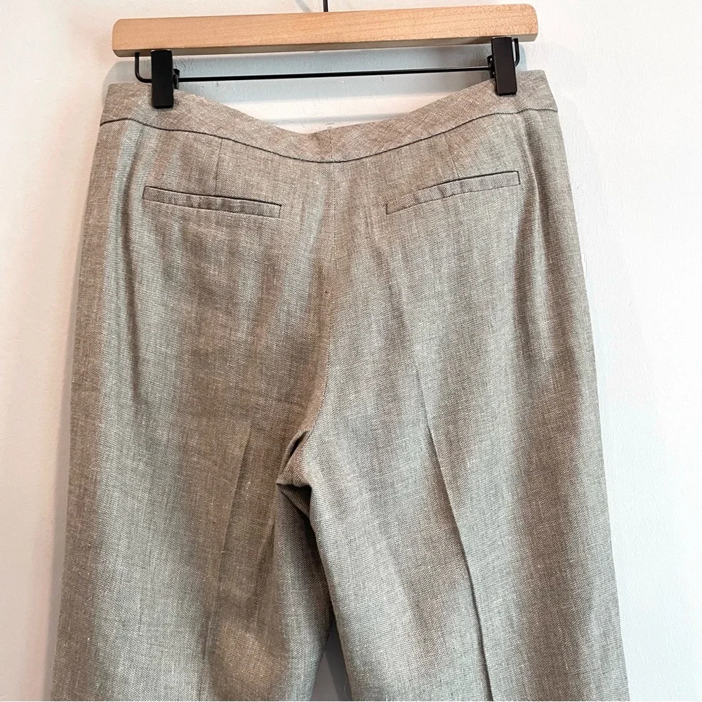 Elie Tahari 2 PC Linen Blend Tweed Blazer Pants Suit Set - Picture 15 of 16
